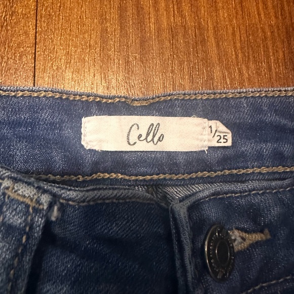 Cello Blue Skinny Distressed Jeans - Picture 2 of 6